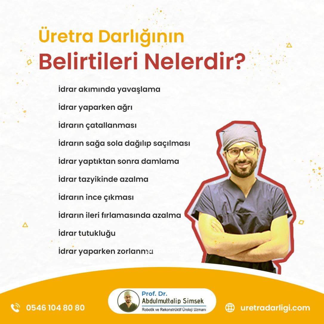 Üretra (idrar kanalı) darlığının belirtileri